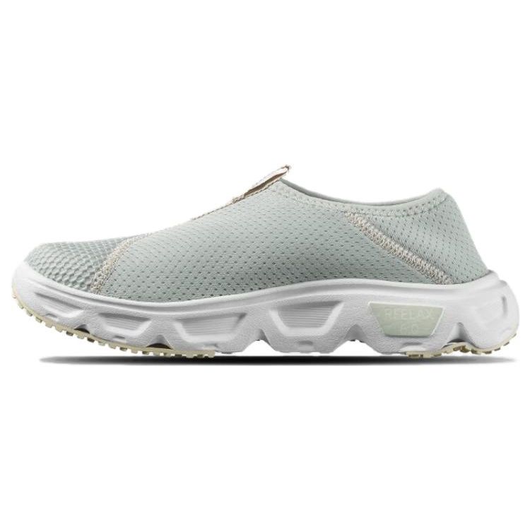 Salomon Reelax Moc 6.0 W Mesh Comfortable Versatile Shock Absorbing Breathable Lightweight Low Top Casual Shoes Women sneaker Pearl-Gray Blue 471119