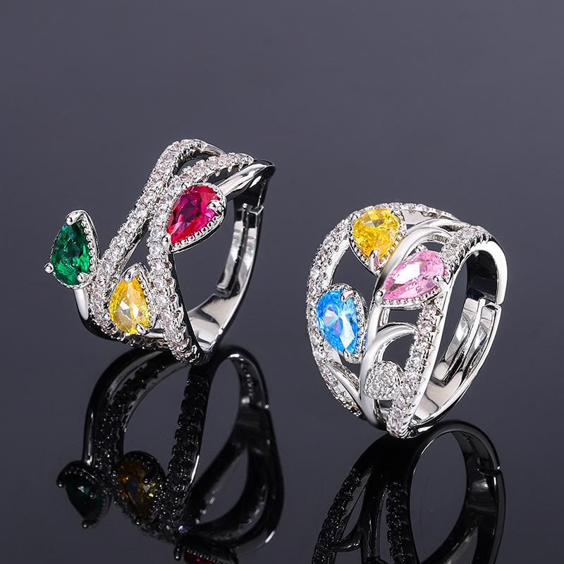 Sace Gems Κλασικό δαχτυλίδι ζιργκόν από κράμα χαλκού Γυναικεία κοσμήματα γαμήλια δώρο υπόσχεση πάρτι