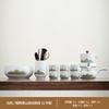 New Chinese Coarse Pottery Qingshan Automatic Tea Set Kuaike Cup, One Pot of Six Cups, Practical Gifts for Business Activities