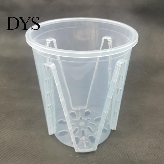 Plant Pot Transparent Thickened Large Capacity Breathable DIY Container Plastic Permeable Tall Flower Greenery Accessories Flowerpot