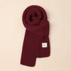 New Christmas Scarf Women's Versatile White Imitation Cashmere Elk Scarf New Red Scarf