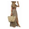 Women Summer Boho Ruffle Maxi Beach Dress Ladies Party Floral Long Sundress