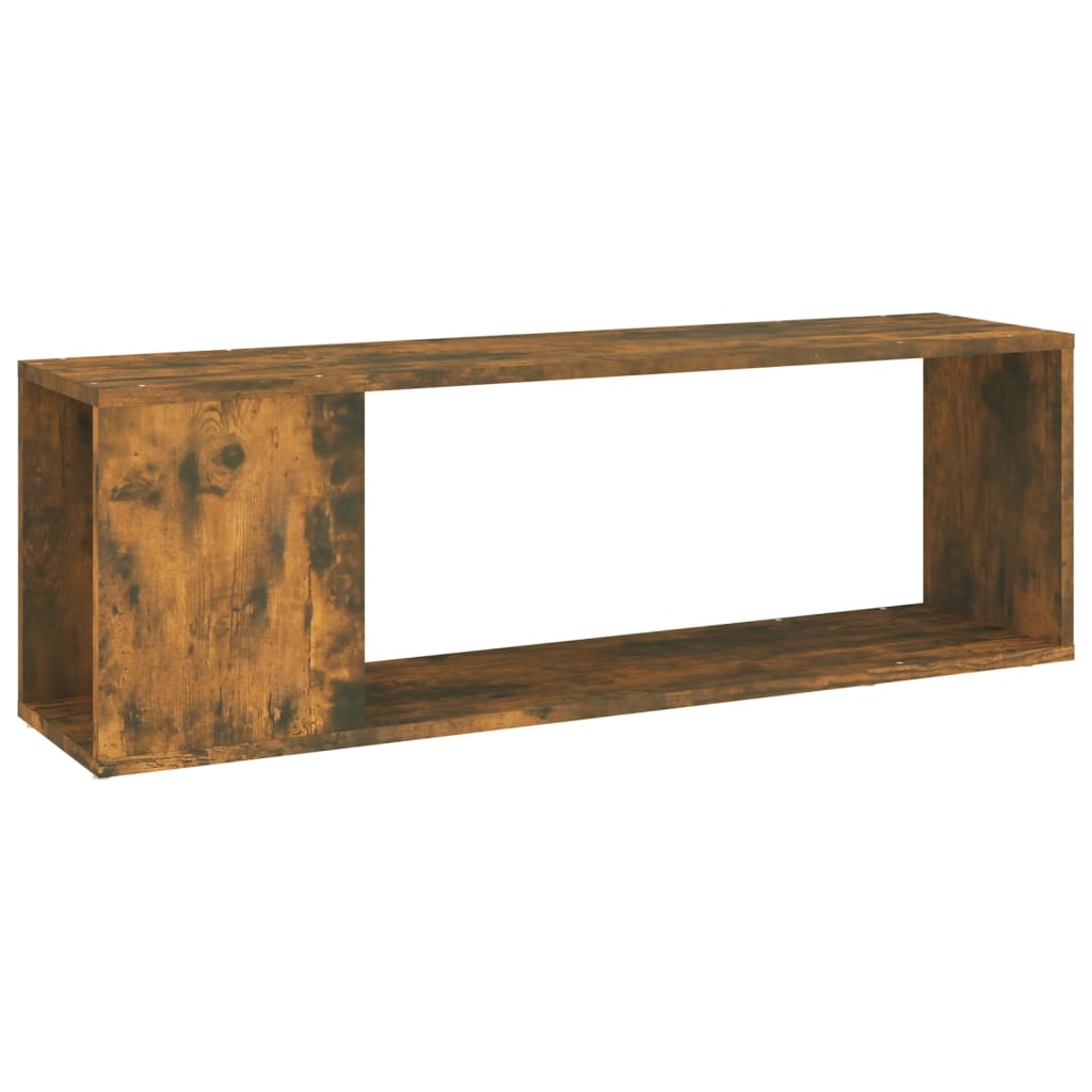 vidaXL TV-Schrank Räuchereiche 100x24x32 cm Holzwerkstoff