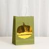 StoBag pumpkin gift wrapping bags kraft paper treat bags halloween thanksgiving day packaging bags for sweets autumn candy favor