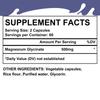 Magnesium Complex Dietary Supplement, With Magnesium Glycinate 500 Mg, 120 Capsules Per Bottle