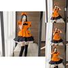 Magic Girl Role Play Dress With Pumpkin Theme For Halloween Party