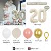 116PCS Arches Balloon Chain Set Birthday Proposal Confession Wedding Opening Party Event Scene Decoration Solid Color Balloon Se