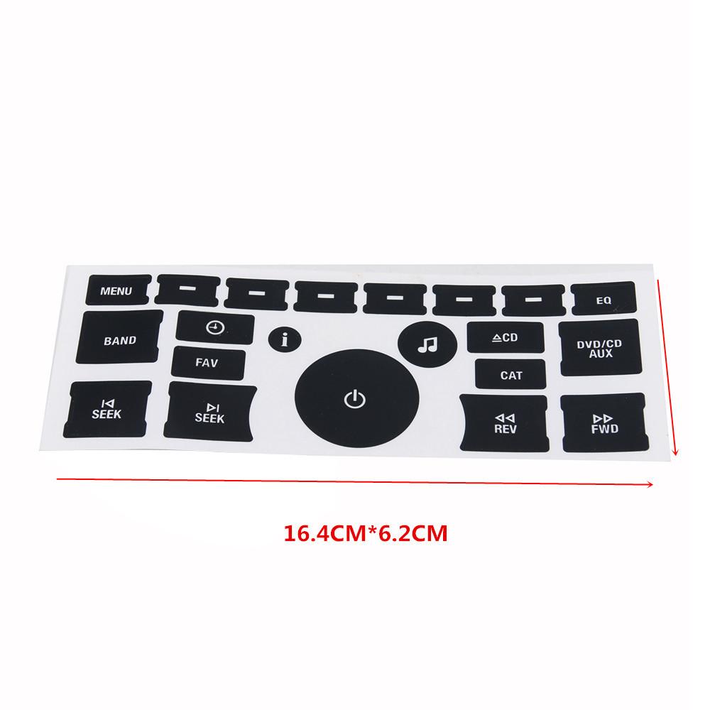 Car Interior Car Button Repair Sticker Key Ac Central Control Sticker Cd Broadcast Audio Button Repair Car Sticker