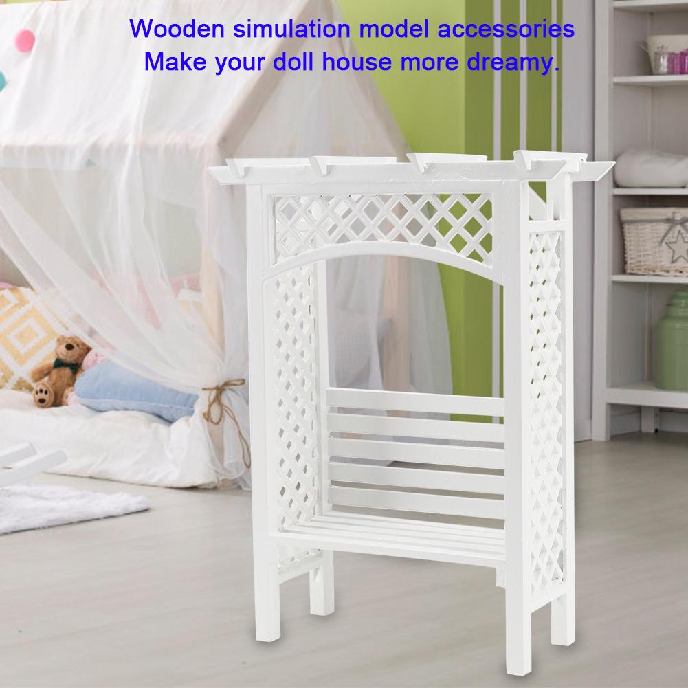 1:12 Mini Furniture Model Garden Chair Doll House Garden Decoration Doll House AccessoriesGarden