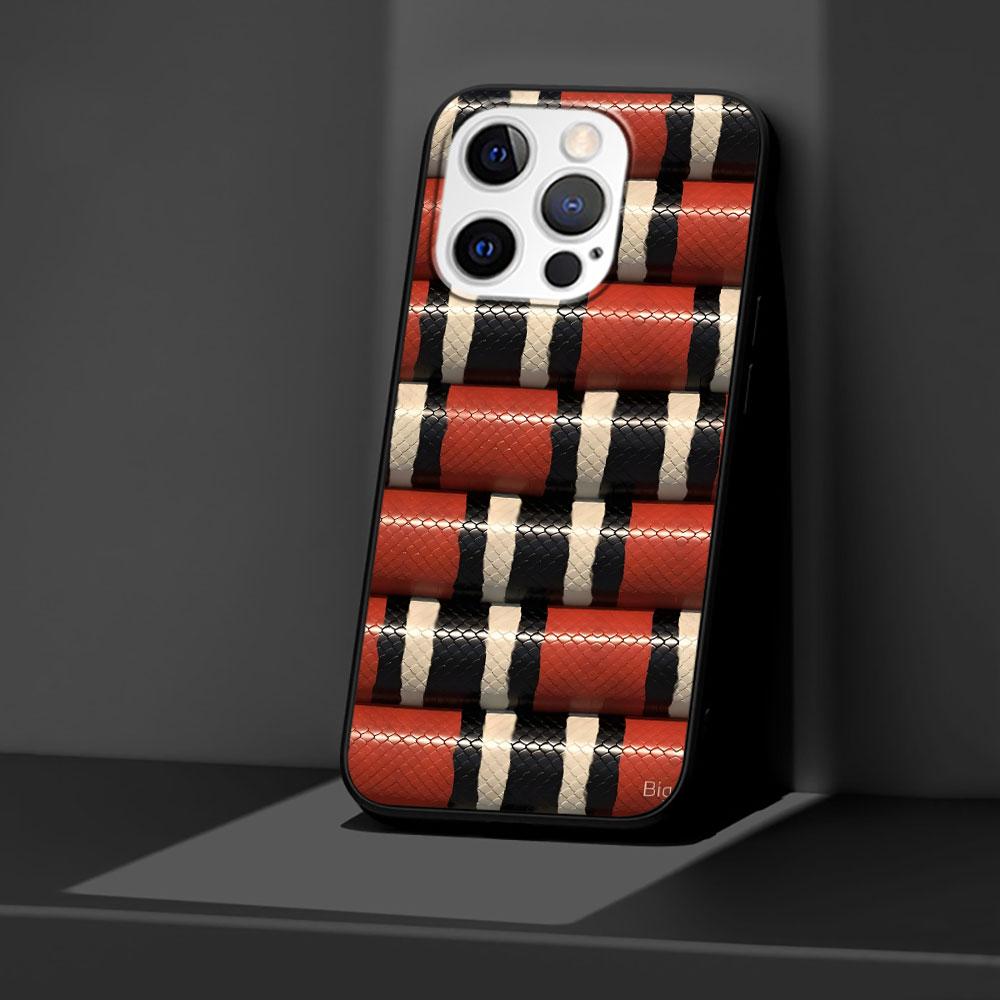 Snake Skin Case for Apple iPhone 14 11 7 SE 2020 8 X XS 13 12 Mini XR 15 Pro Max Silicone Black Soft Phone Cover