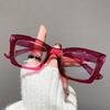 Japanese Korean Square Frame Glasses Women Retro Harajuku Eyeglasses Clear Reading Spectacle Blue Light Blocking Eyewears