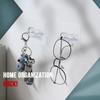 Multifunctional Round Hooks Small Clear Reusable Heavy Duty Hooks Kitchen Bathroom Hooks For Towel Key Utensils Household Tools