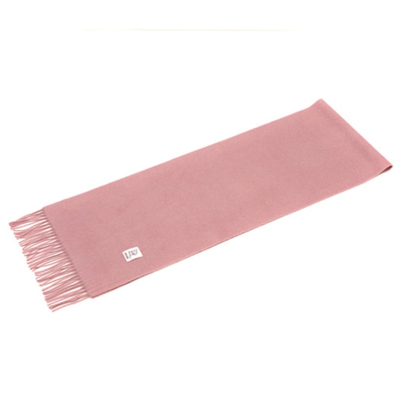 RECLOW RECLOW LAND 100% Cashmere Muffler Ash Pink