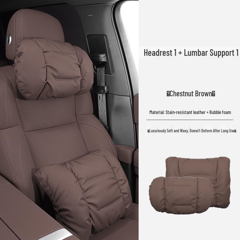 Lynk & Co Car Headrest & Lumbar Support Pillow for Neck Protection