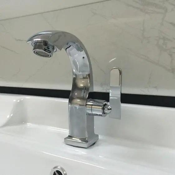 Basin Faucets Bathroom Single Cold Water Tap Zinc Alloy Household Toilet Single Handle Modern Faucet Deck Mounted