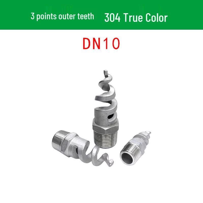 Stainless Steel Anti-Clog Spiral Spray Nozzle for Cooling Tower & Fire Protection