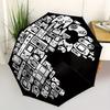 1pc Gaming Console Automatic Folding Umbrella, 8-Rib Sturdy Canopy, Portable Travel Umbrella for Outdoor Use