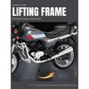 1/12 Honda GB125T Alloy Die-cast Motorcycle Model with Display Base Simulation Sound and Light Desktop Ornament Rubber Tire Gift