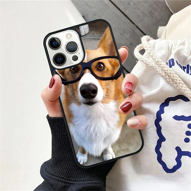 Corgi Dog and bubble tea Phone Case Cover For iPhone 17 Air 15 16 14 13 12 Pro Max 11 Pro Max Plus Coque Shell