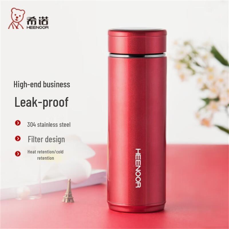 HEENOOR XN-7600 304 Stainless Steel Portable Insulated Tea Infuser Mug