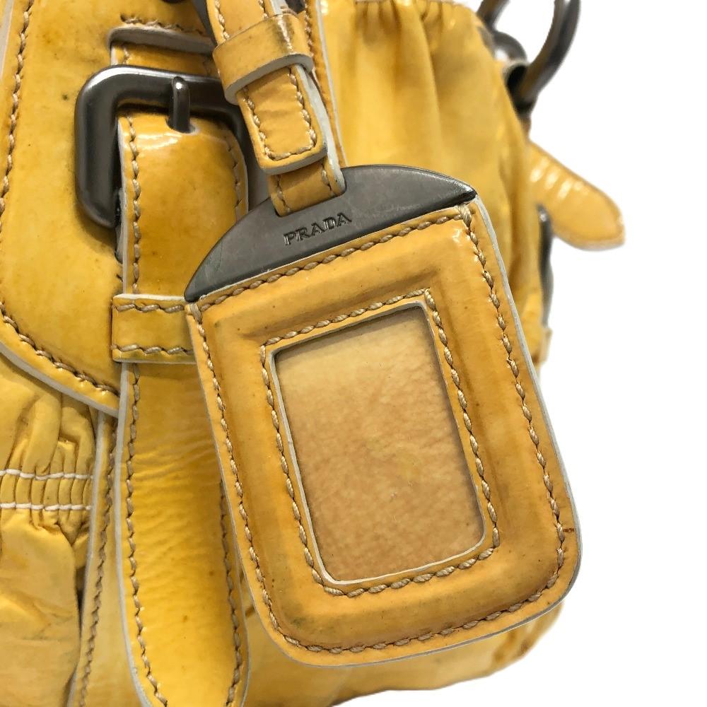 PRADA BN1338 Logo Gather 2-way bag, handbag, shoulder bag Hand Bag