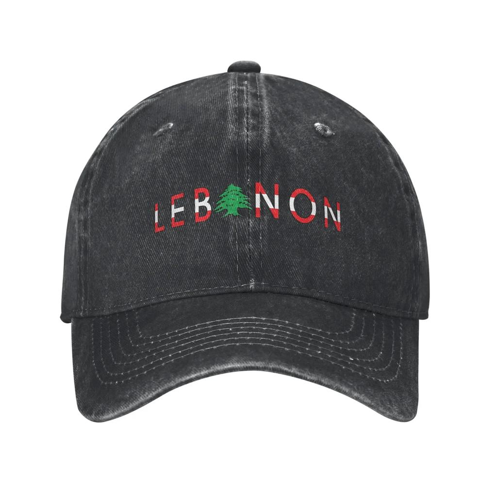 Lebanon Flag Heart Accessories Baseball Caps Unisex Casual  Caps Hat Adjustable Trucker Hats Snapback Cap