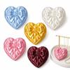 Silk Texture Heart-shaped Jewelry Box Small Size Storage Tray  Vanity Table