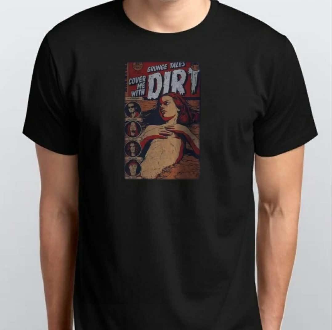 Rare Alice In Chains Dirt Graphic T-SHIRT Black XXXL