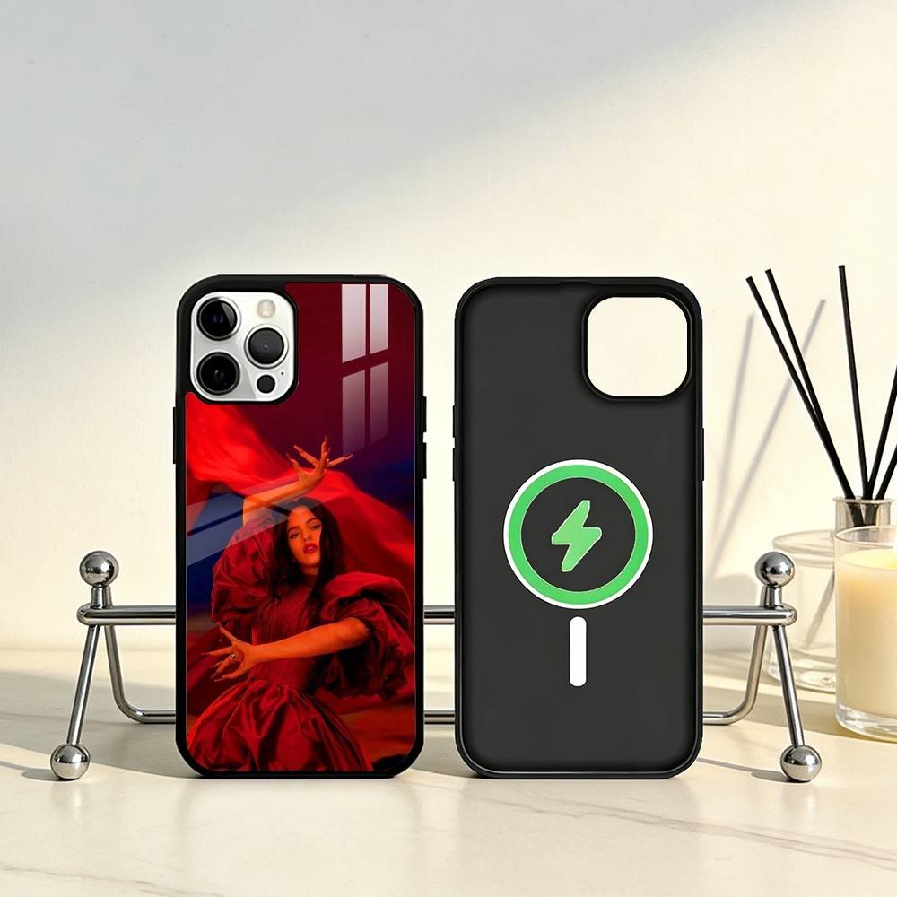 Singer Rosalia Phone Case For iPhone17,16,15,14,13,12,11 Plus,Pro Max Magnetic For Magsafe Wireless Charging
