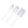 Silicone Cake Scraper Translucent Non-Stick Cream Spatula Kitchen Cooking Pastry Scraper Mold Brush Tool Baking Accessories Set