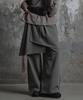Jenyujeu Layers Wrap Sweatpants - Ash Gray
