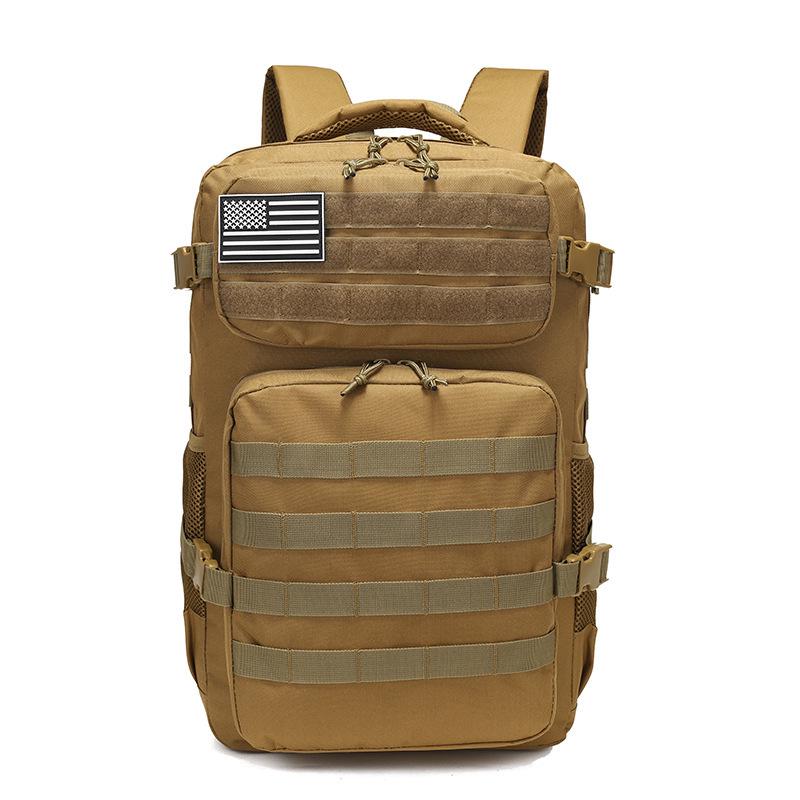 Camouflage 35L Tactical Outdoor Backpack for Mountaineering, Cycling, Hiking, and Camping.