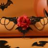 Gothic Spitzenchoker Fledermaus Blume Gespenst Halskette Kreativität Wunderschöner Punk-Schmuck Mode Party Frauen Halloween Geschenk