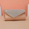 European-American Rhinestone Evening Clutch: Women's Luxurious Single Shoulder Bag
