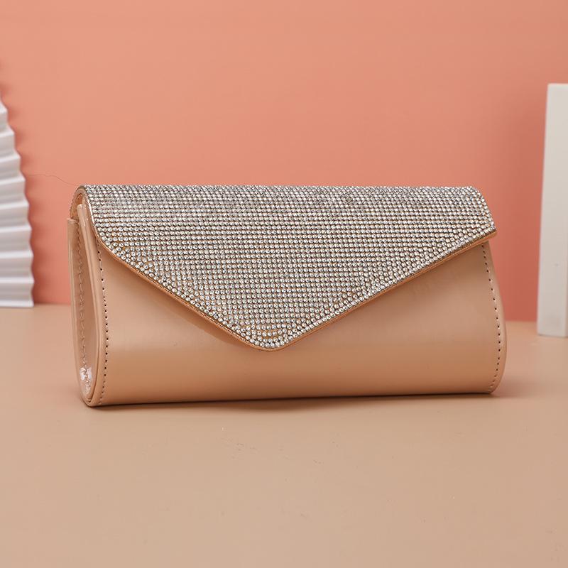 European-American Rhinestone Evening Clutch: Women's Luxurious Single Shoulder Bag