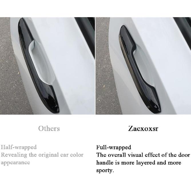 No Adhesive Snap-On Car Door Handle Cover Protector For Honda 11Th Gen Civic   2024 2025 2026, Accord CR-V HR-V  2024 2025 2026, Acura Integra ~2025
