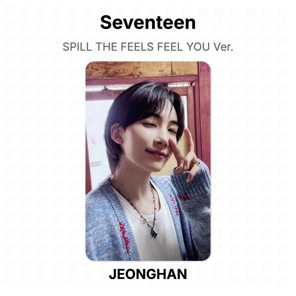 Seventeen SPILL THE FEELS FEEL YOU Ver. Official Photocard