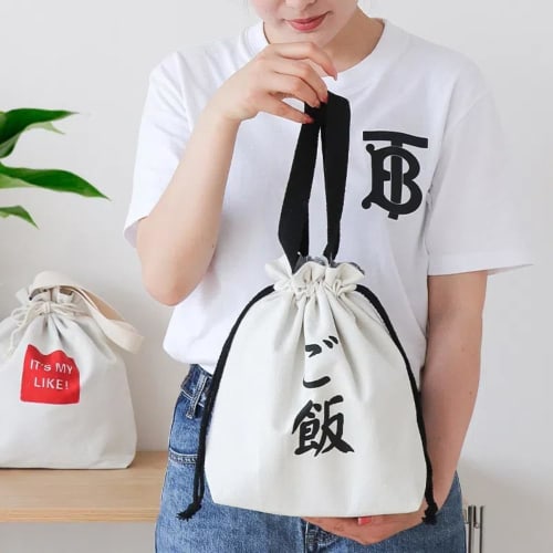 Jravezt Lunch Bag, Insulated with Aluminum Wool Interior, Large Capacity, Thick Linen and Cotton Material, Perfect for Picnics, Commuting, School, Out