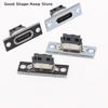 USB Type C 31 Panel Mount Socket 2 Pin Female Connector for PC Board Embedded Secure Attach Applications