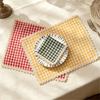 Tovaglietta Rettangolare da Pranzo, Tovaglietta da Tavola in Tessuto a Quadretti 30 X 40 Cm per Posizionamento Individuale dei Posti per i Pasti