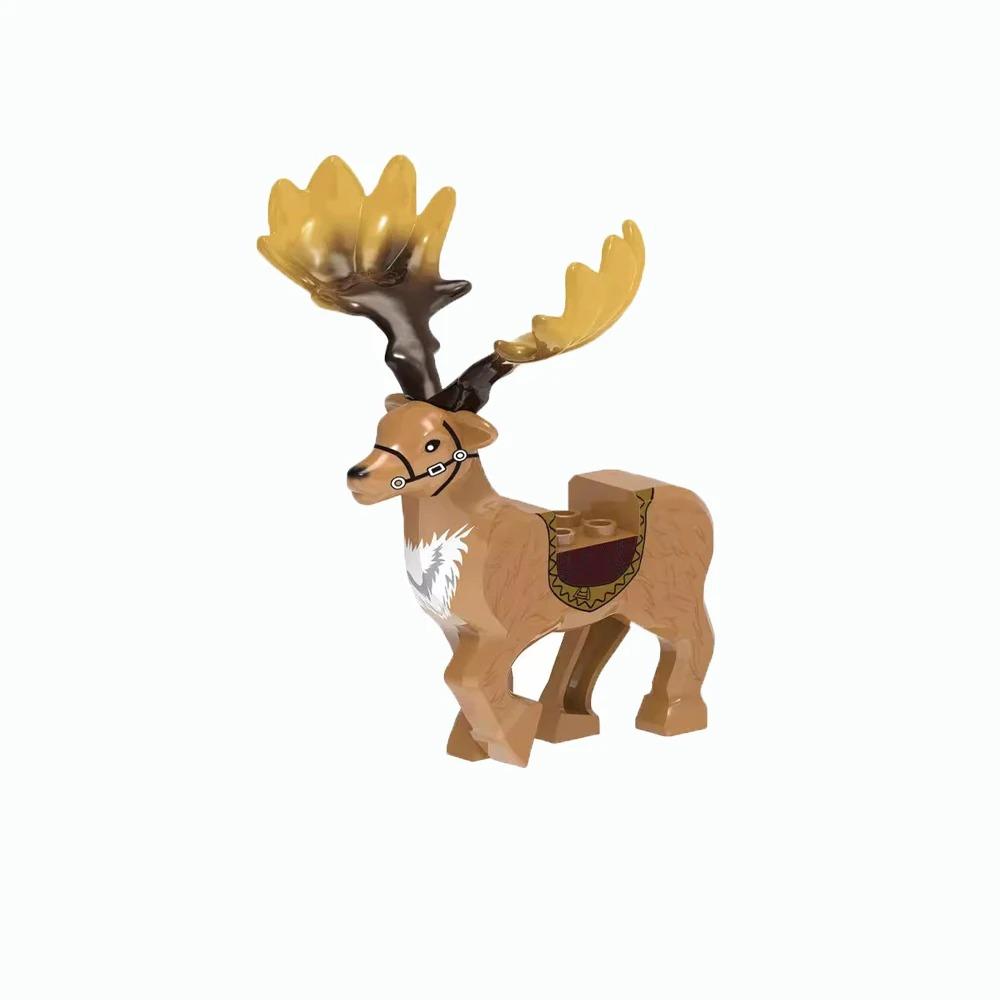 MOC Medieval Alchemy Room Kitchen Wizard Potion Building Blocks Devil's Spring Castle Road Lamp Witch Figures Scene Skull Bricks