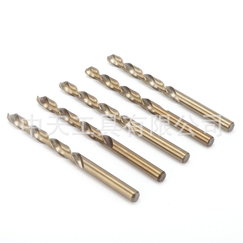 High-Speed Steel HSS6542 Straight Shank Twist Drill Bit for Stainless Steel and Iron