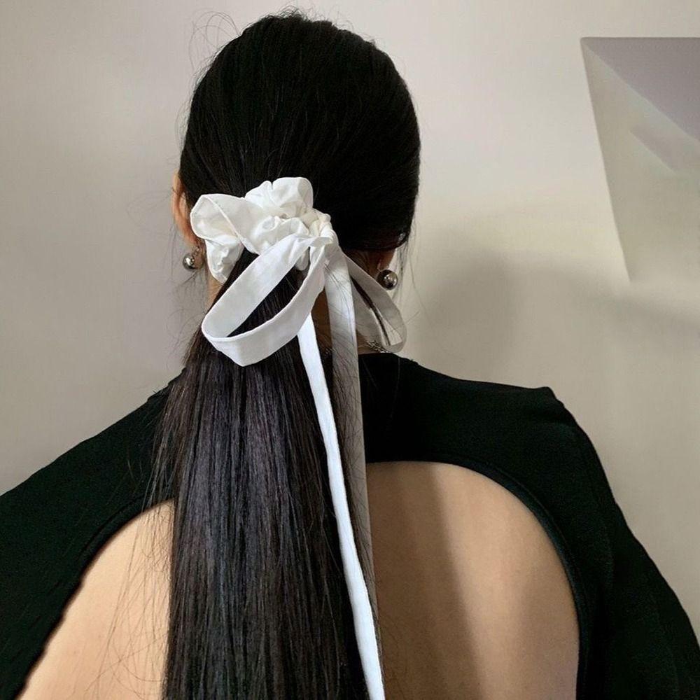 

Хлопковая лента с кисточками и бантом, резинки для волос, женские резинки для волос, балетные резинки для волос