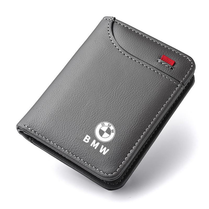 Portafoglio da Uomo Portapenne in Pelle con Logo Auto Ornamenti Per BMW X1 X6 X5 X3 E36 E39 E46 E60 E90 E90 E93 G20 G21 G01 F01 F10 F30