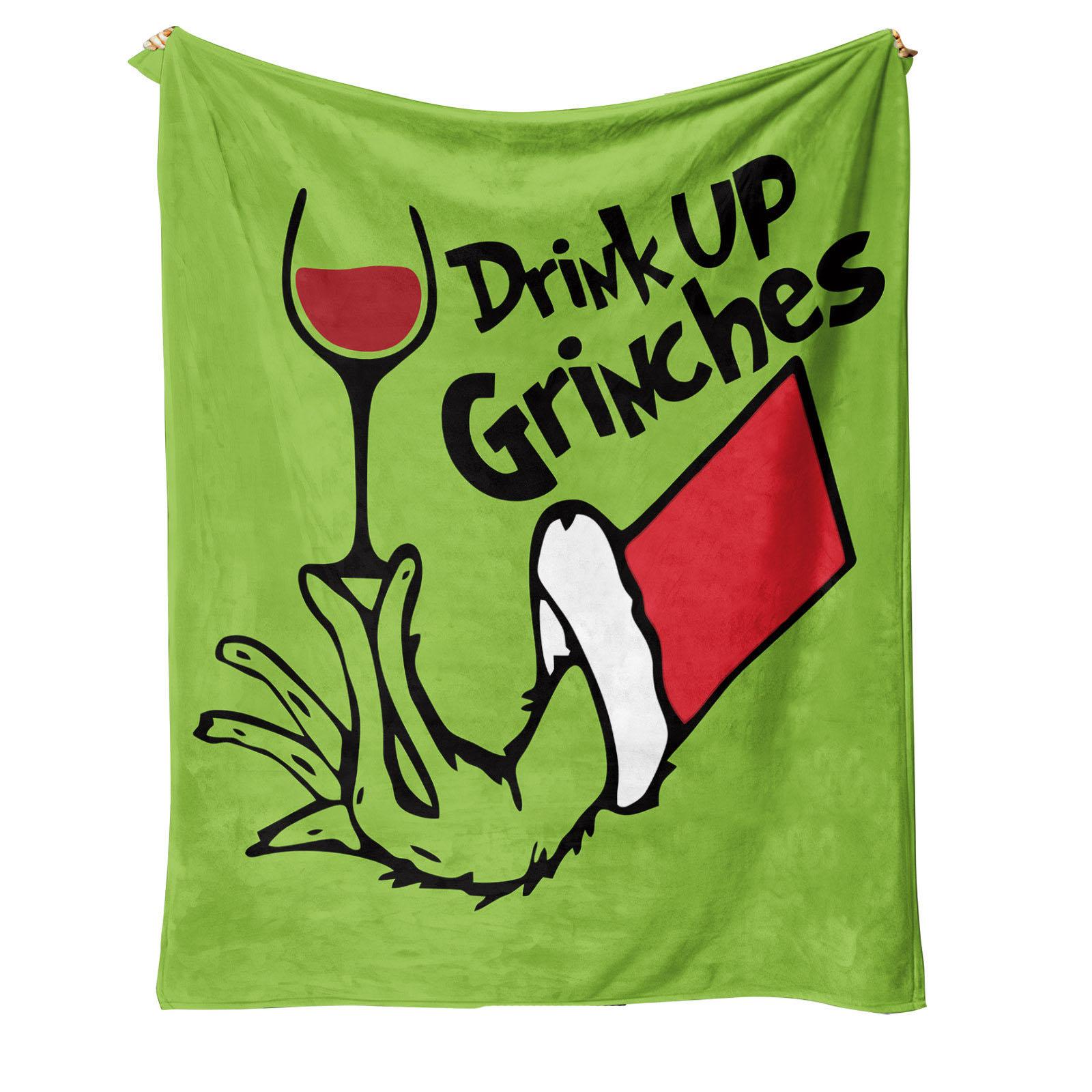 

Flannel Blanket Christmas Personalized Blanket Digital Print Blanket One Size