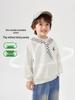 Right European Style Boys' Fake Two-Piece College Hoodie - 2026 Spring/Autumn Trendy Kids Clothing