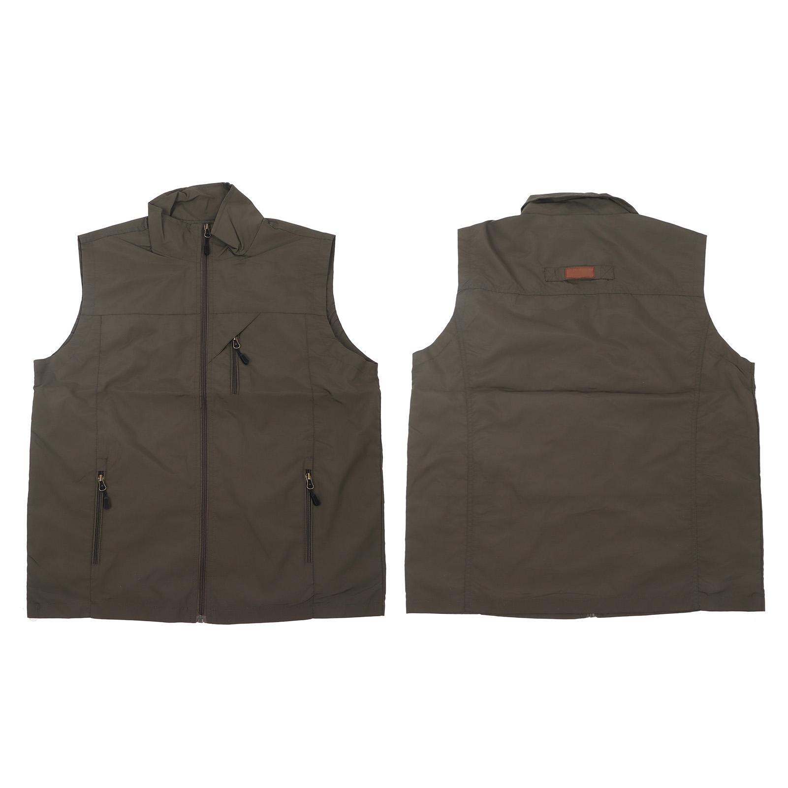 

Stand Collar Vest Multi s Outdoor Casual Quick Dry Sleeveless Jacket for Travel Fishing