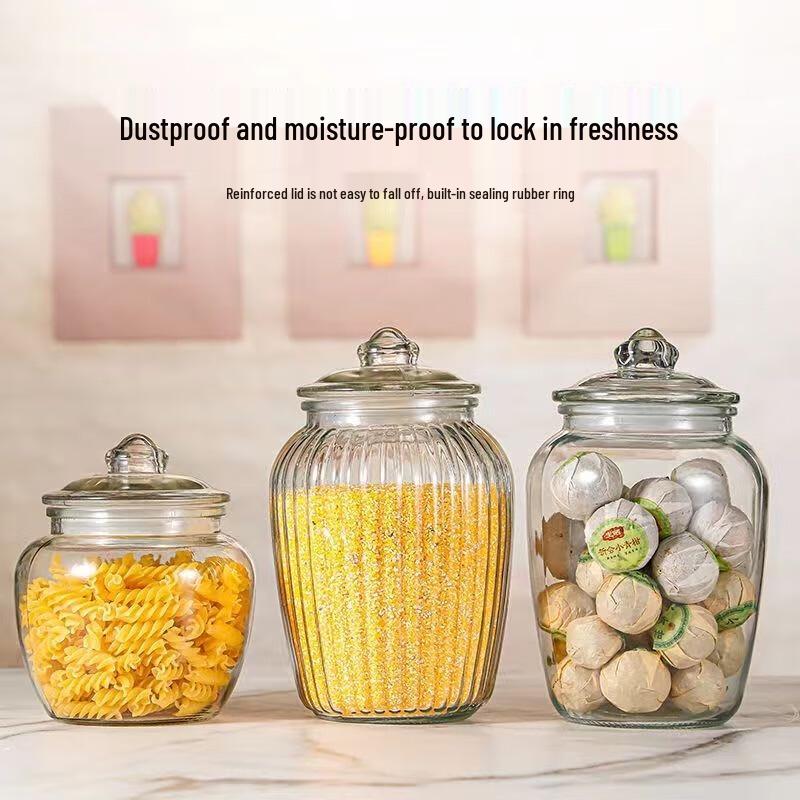 Bayipin Food-Grade Glass Pickling Jar Set
