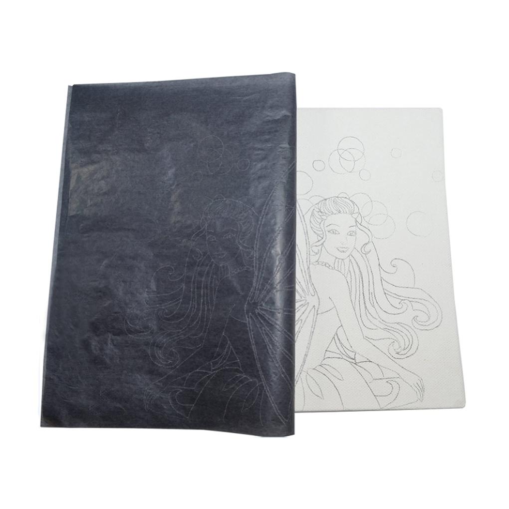 Pack of 25 9x13 Inches Carbon Transfer Paper Wide Application Not Easy Wrinkle Clear Pattern Line Integrity Graphite Papers
