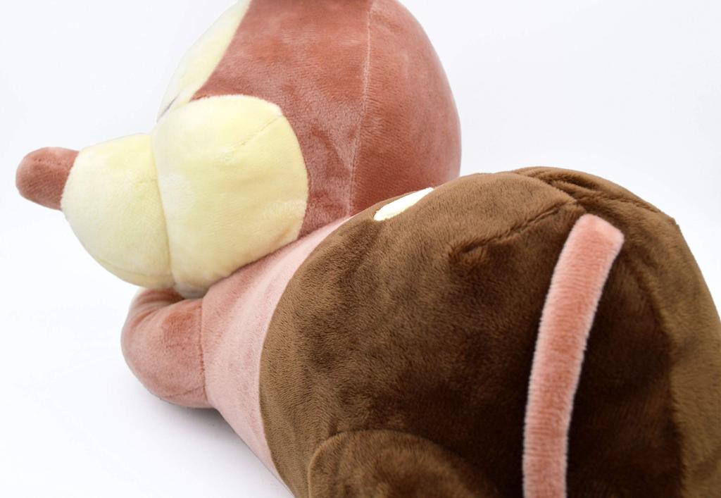 MORIPiLO Morishita Body Pillow, Mickey Mouse, Classic Brown, Approx. 45cm, Fluffy Plush Cushion, Character Merchandise, Disney, 4620361